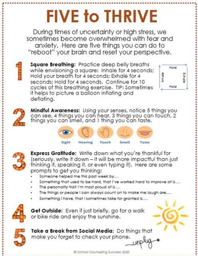 Five to Thrive Infographic